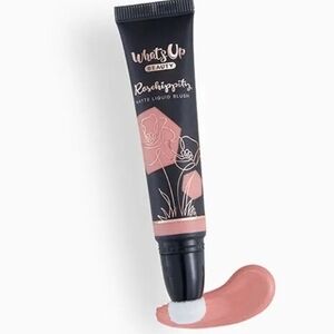 What's Up Beauty Rosehippity Matte Liquid Blush- Shade is Nude Mauve- NIB